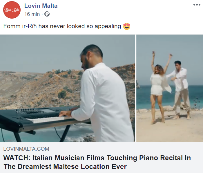 Nullo die sine nota on Lovin Malta press clip