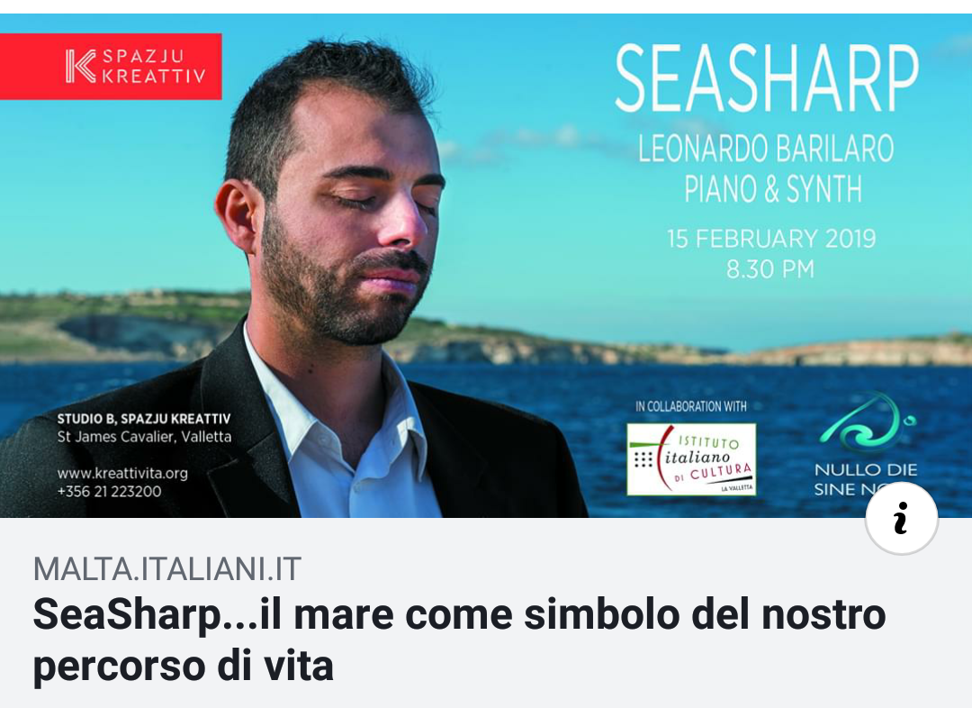 SeaSharp Premiere concert on Italiani.it