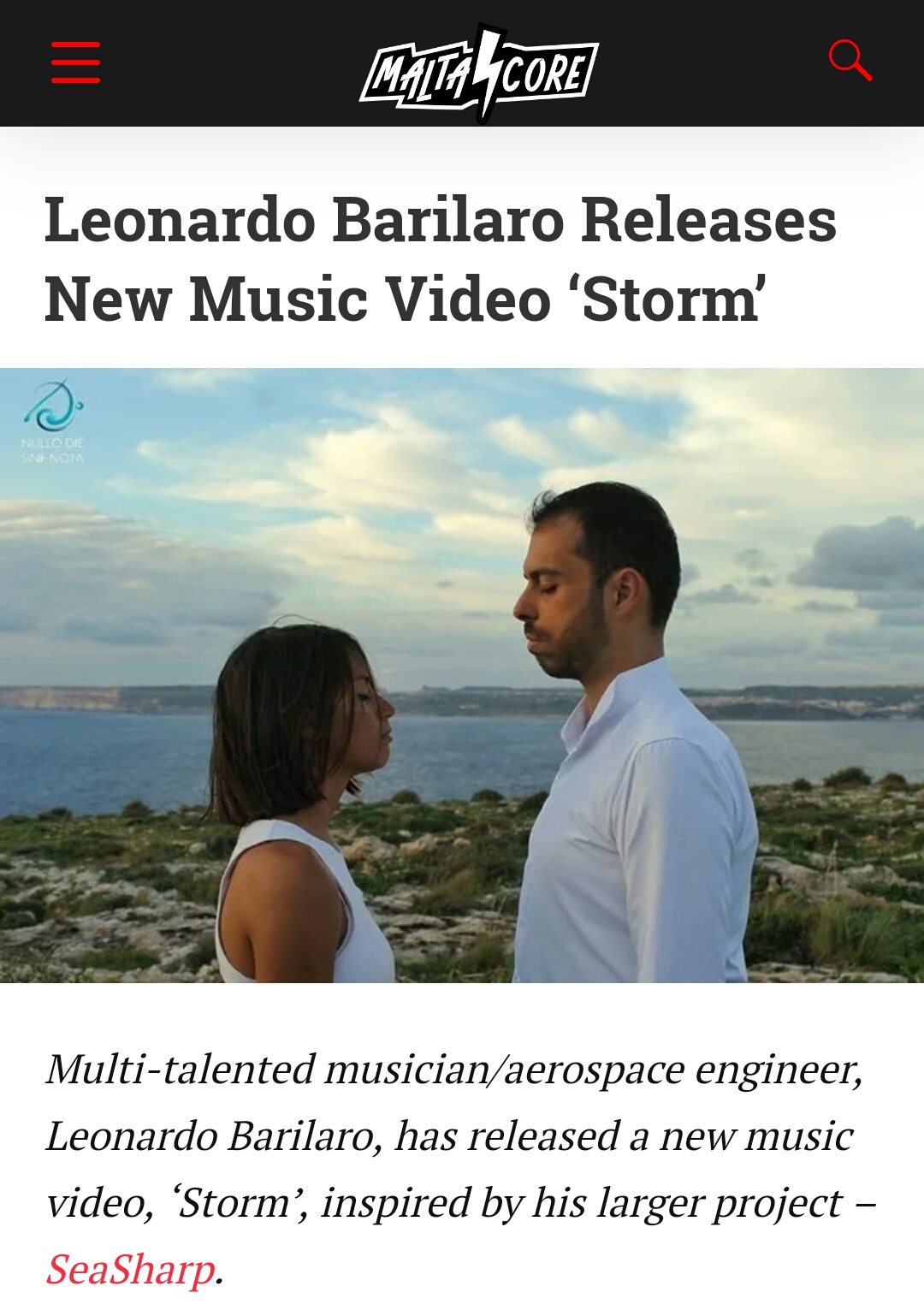 Storm videoclip on MALTA CORE MUSIC