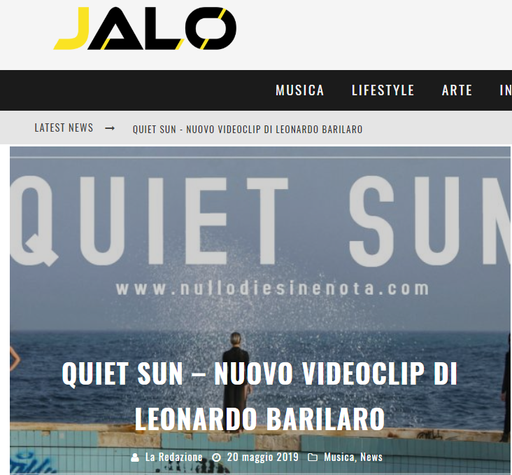 Quiet Sun videoclip on JALO